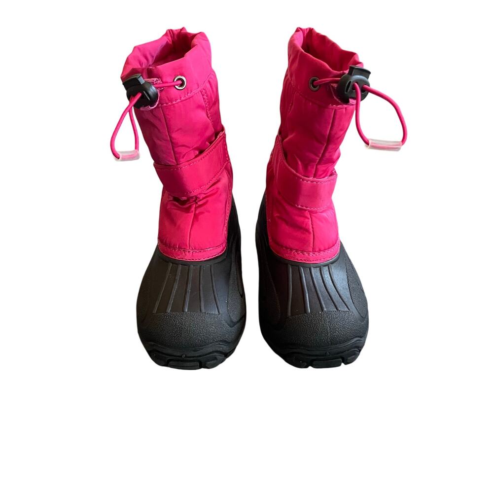 Harper Canyon Girls Snow Boots Size 8/9 Pink Black Insulated Winter Boots